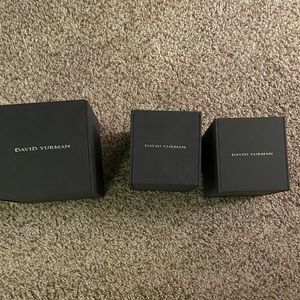 3 David Yurman Boxes. 1 Large and 2 Medium. JUST THE BOX!